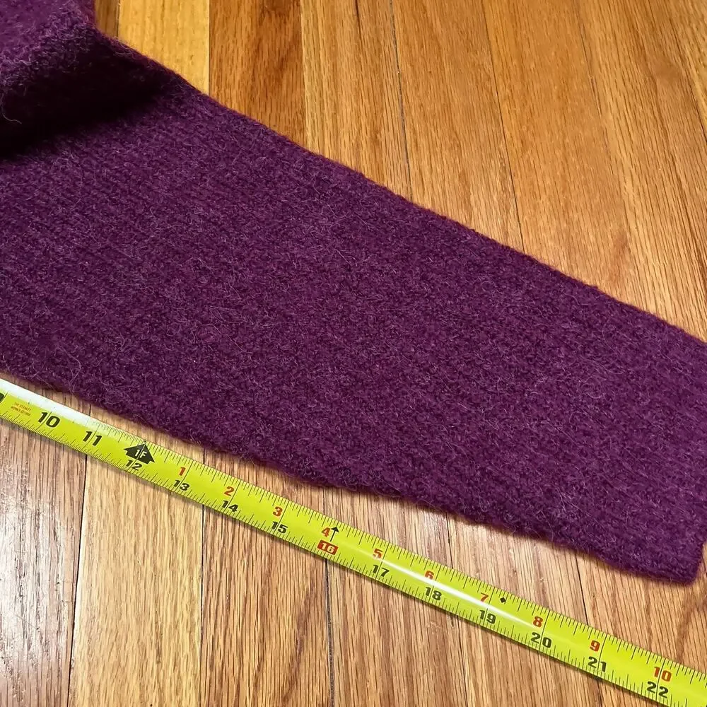 NWT Levi's Brown & Purple Split Coit Boxy Cardigan Size XL Two Tone Wool Acrylic